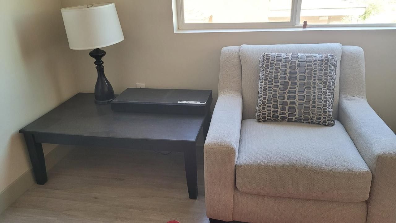 1 Bedroom Queen Size + Drawing room + Dining Furniture set available
