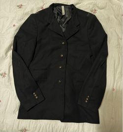 Zara Man Black Military-Style Blazer, EUR 54 (US 44)