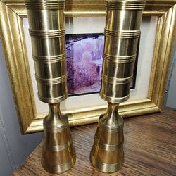 Brass Candlesticks By Jens Quistgarrd For DANSK $200 **Shipping AVAILABLE** -