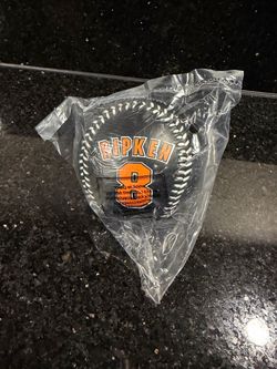 1995 Cal Ripken Jr. #8 "By the Numbers" Fotoball Baltimore Orioles Black Leather