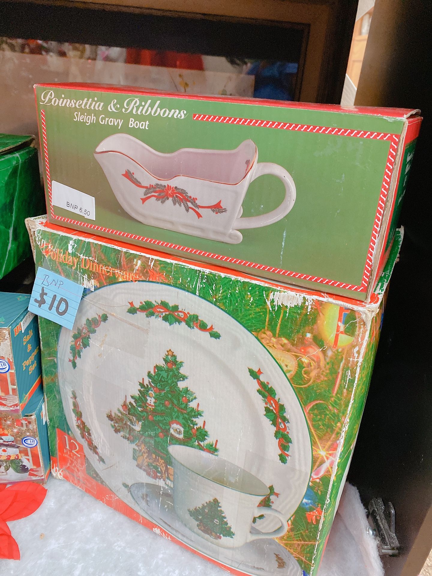 Christmas glassware set