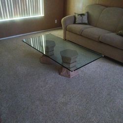 Large Glass Coffee Table