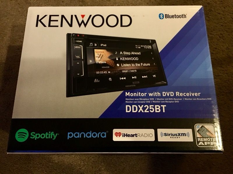Kenwood DD25BT Kenwood DDX25BT 2-DIN Monitor Receiver with Bluetooth Brand New in box!!! Price is FIRM!!!