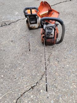 Husqvarna And Stihl Chainsaw