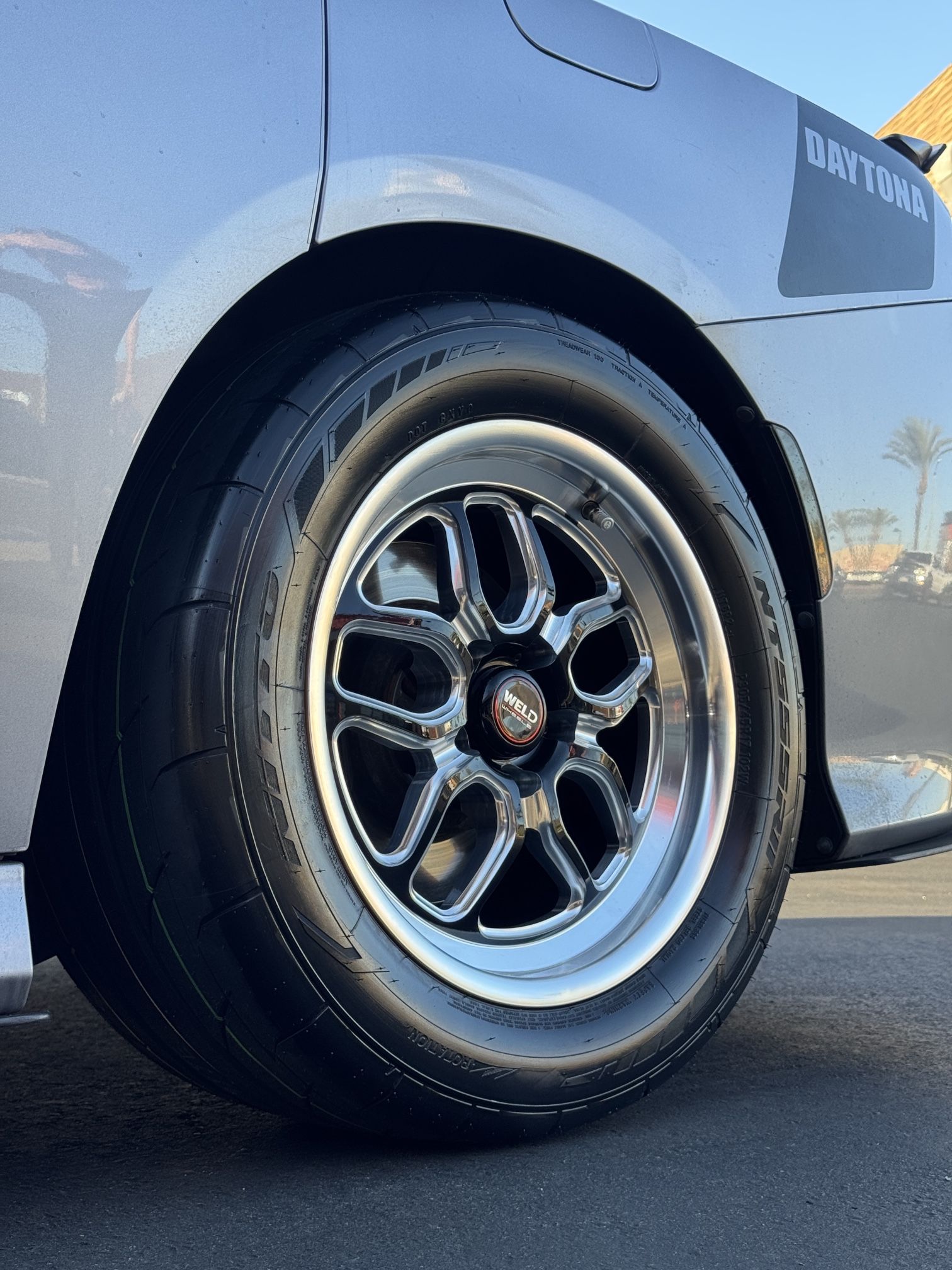 Weld Laguna 17” Drag Pack W/ 305/45 Nitto R2