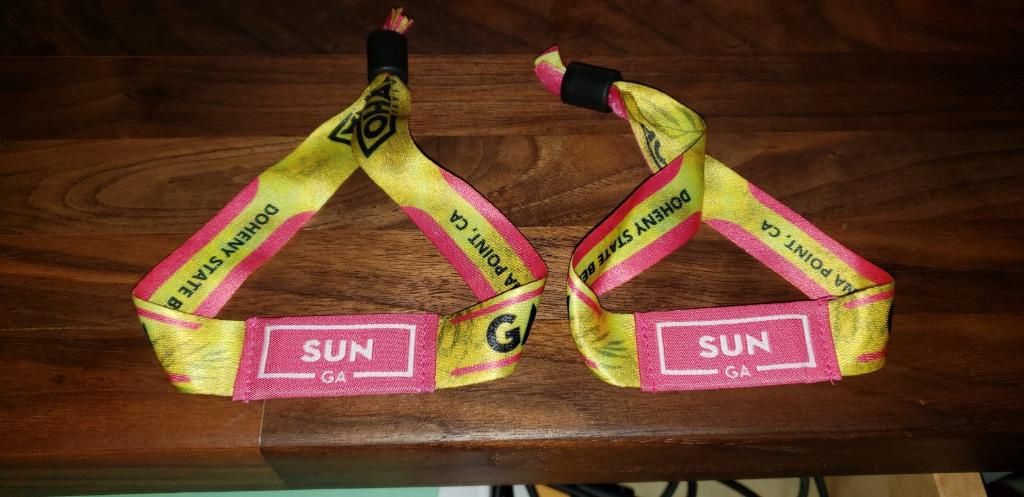 2 GA admission tickets to Sunday at Ohana Festival