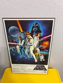 Starwars Poster wooden