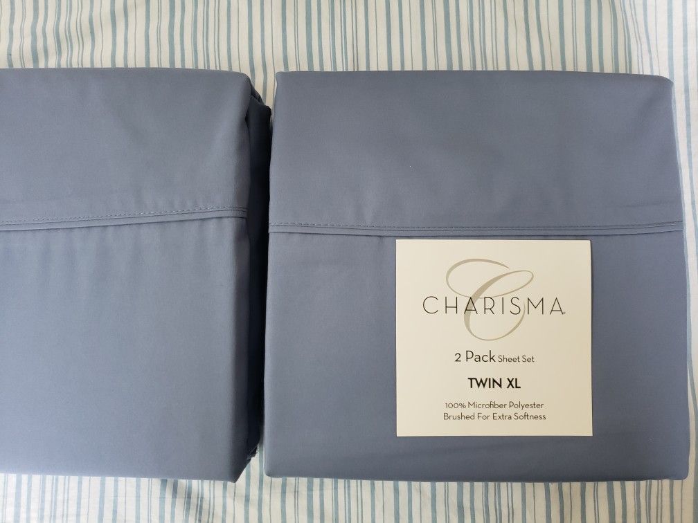 2 Pack Charisma Twin XL Sheet Set