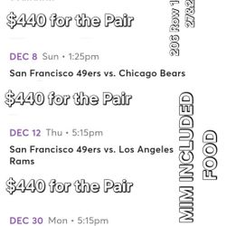 49ERS TICKETS