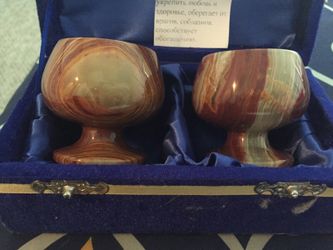 Russian Onyx goblets