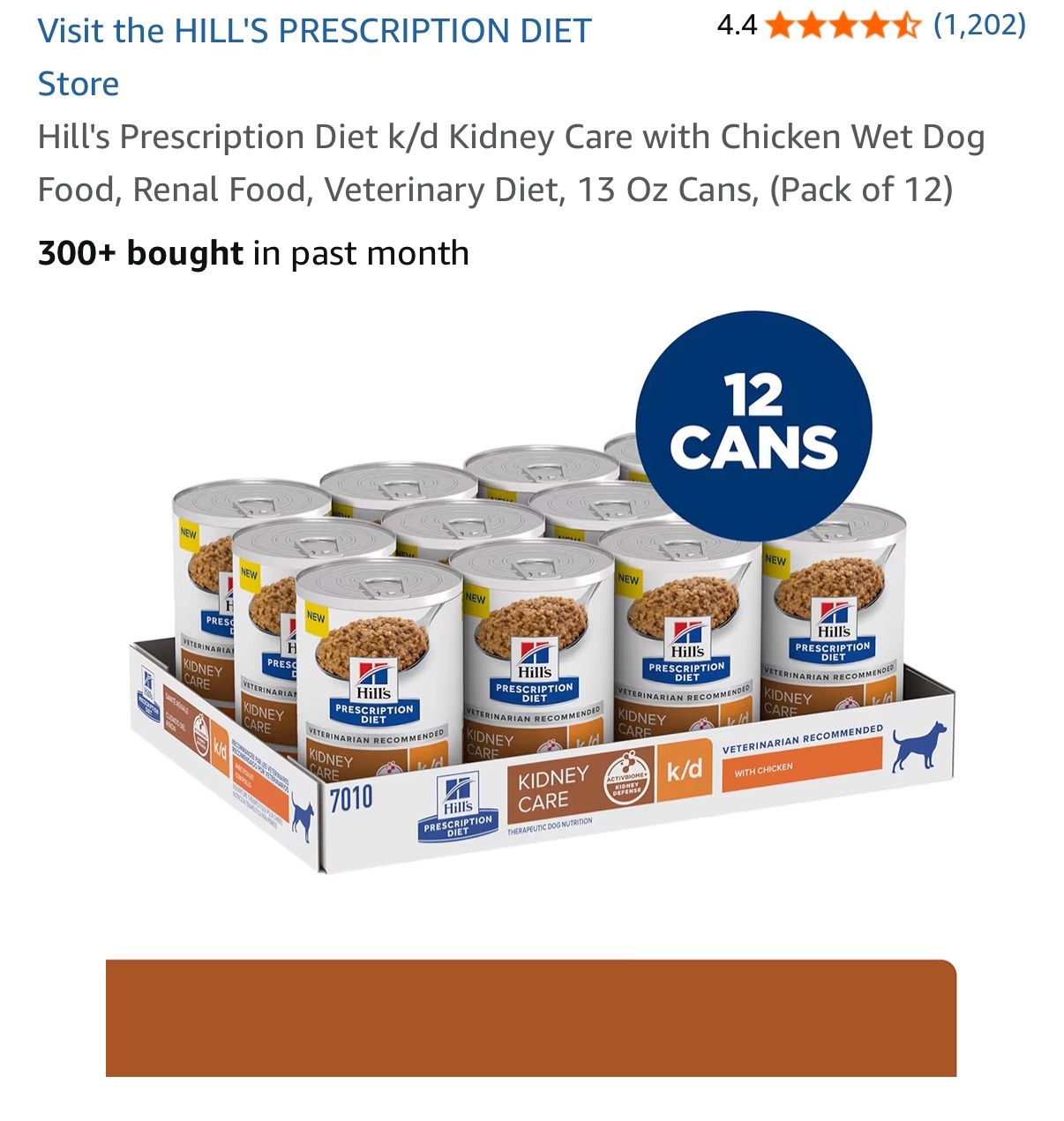 Science Diet Kidney Care Canned And Dry Dog Food