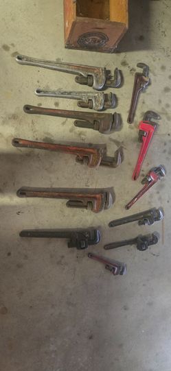 Heavy-Duty Pipe Wrench Lot – $100 for ALL 🔧