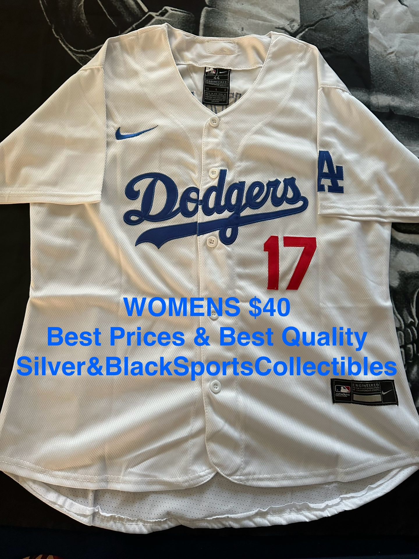 WOMENS STITCHED LOS ANGELES DODGERS JERSEY SIZE SMALL UP TO 2XL Ships Same Day If Ordered Before 3pm PST