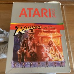 Raiders Of The Lost Ark Atari Retro Video Game CIB film Movie Spielberg 