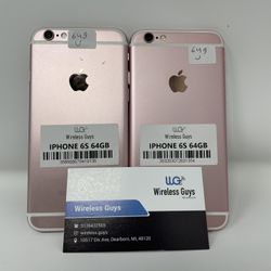 On Sale iPhone 6s 64gb Unlocked 