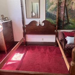 Queen Size 4 Post Bed Frame 