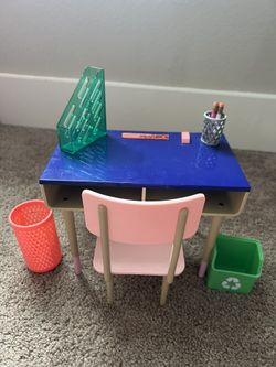 Our Generation Brilliant Bureau Home Desk Accessory Set