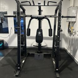 Home Gym Smith Machine + Mirrors