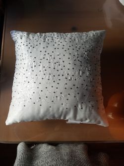 Decorative White Pillow