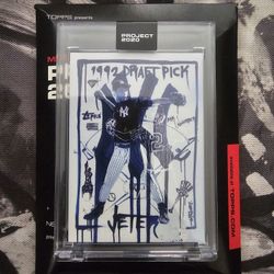 2020 Topps Project 2020 Derek Jeter (Siff) #93 Encased