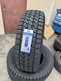 265/70R18 Lionsport All Terrain Brand New 4 Tires Free Mount Balance installed