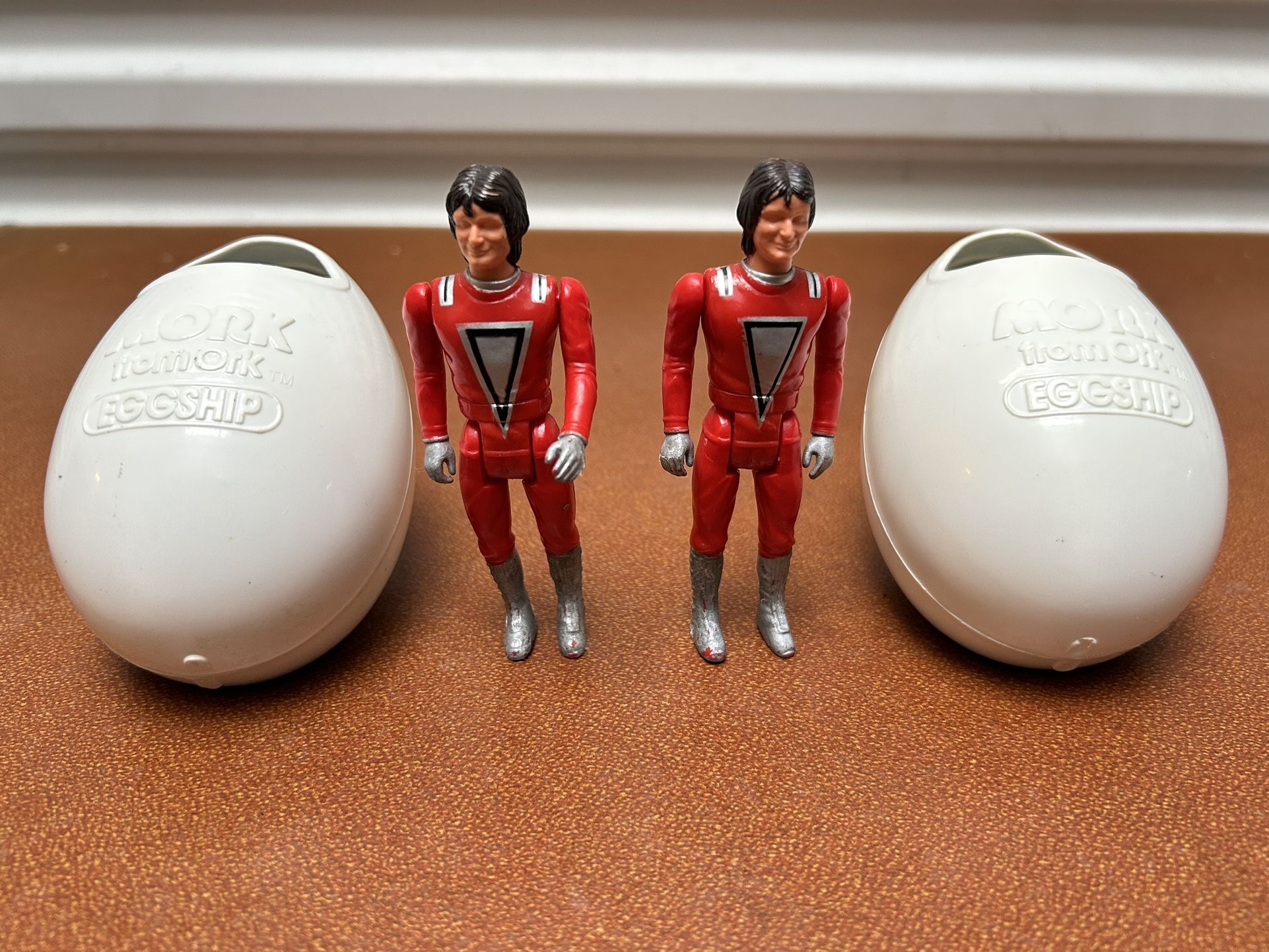 Mork From Ork Egg ships And Action Figures