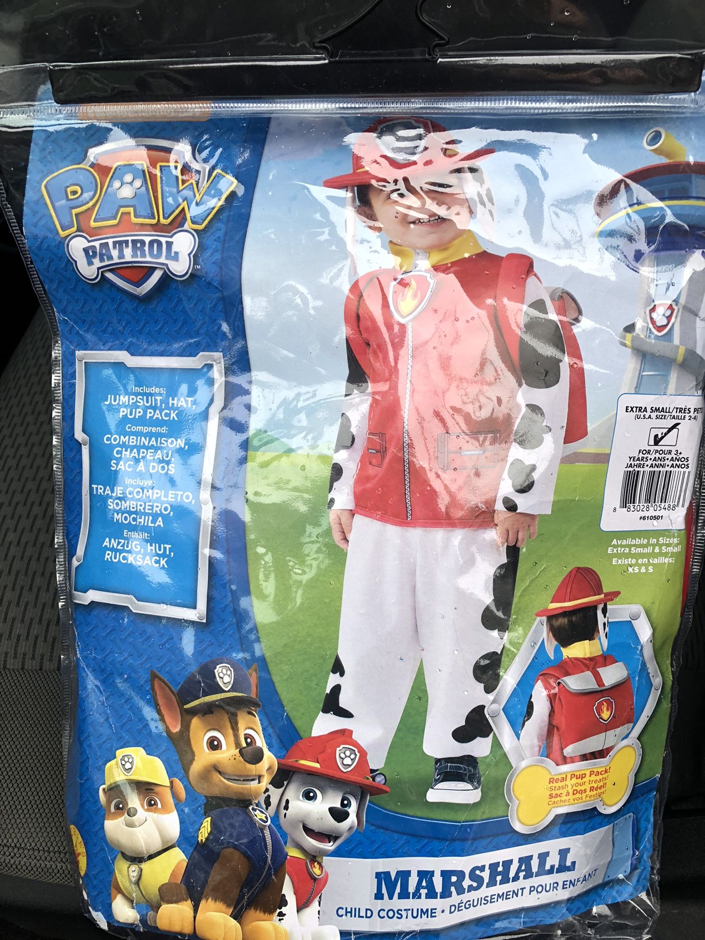 Paw patrol Halloween Costume ( Extra Small)