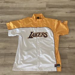 Vintage 90s Y2k 2000s Nike Nba Los Angeles Lakers Warm Up Shooting Jersey Shirt