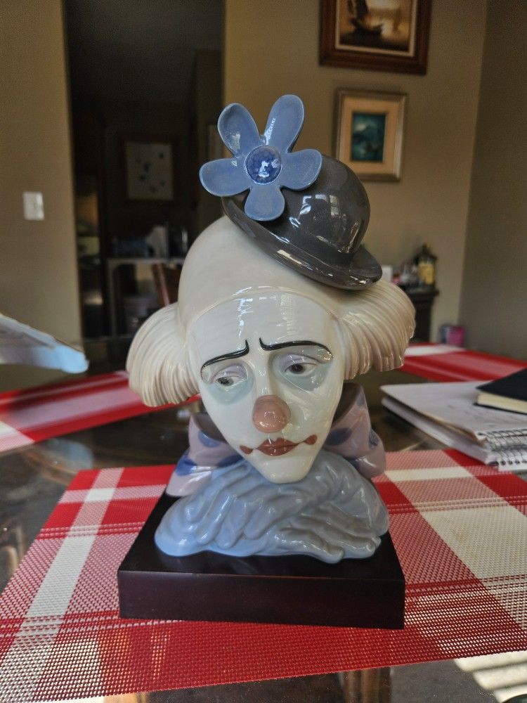 Lladro 5130 Pensive Clown 