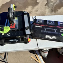 Rockwell BladeRunner Tabletop Saw + Wall Mount (RK7323 + RW9263)