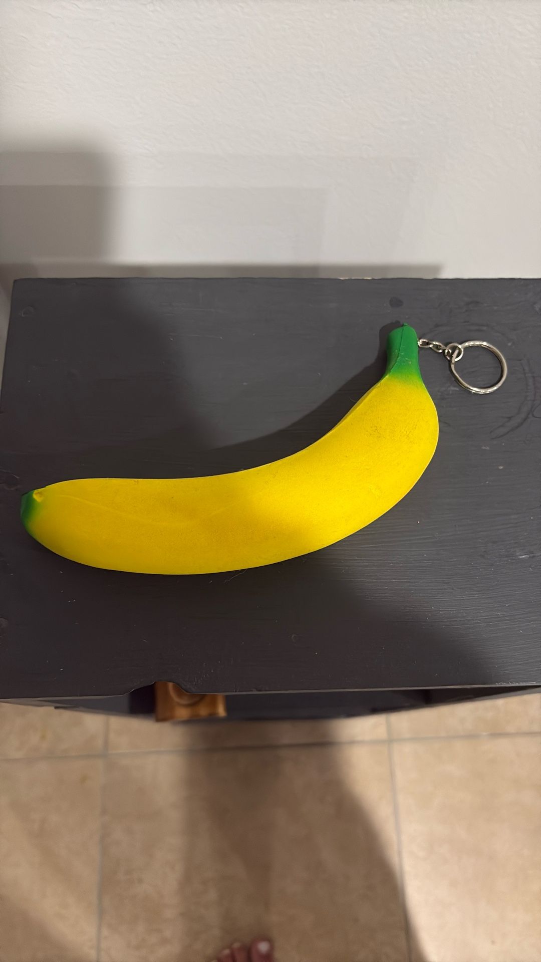 Banana Squishy Keychain