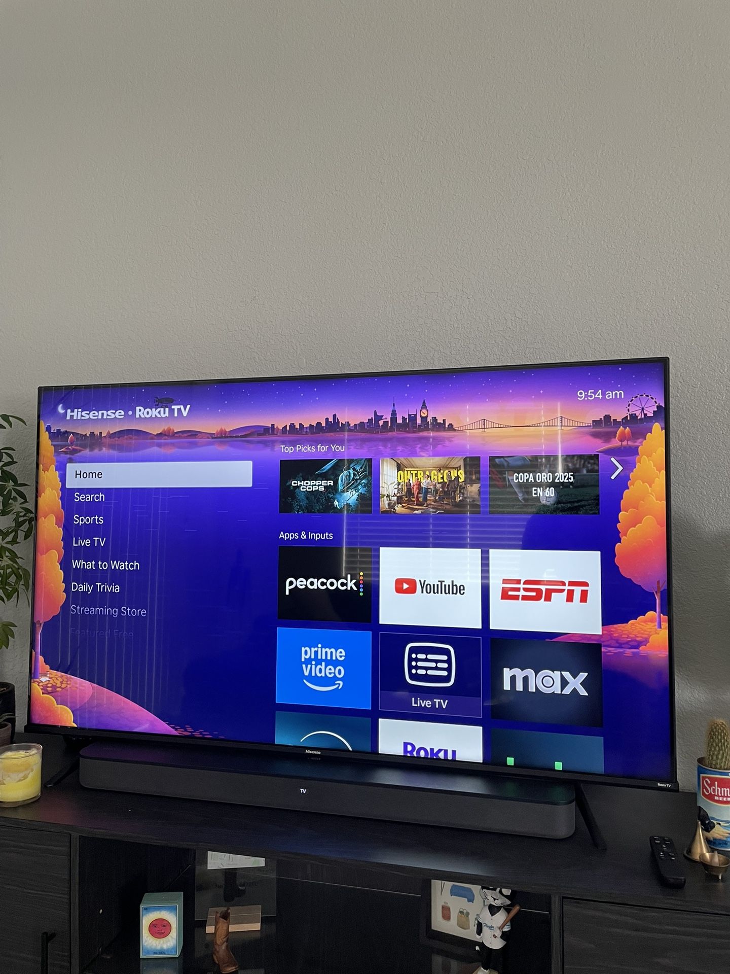 Hisense 55 Inch Roku Smart TV 