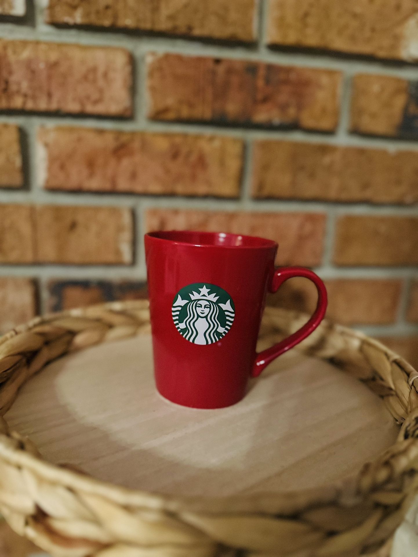 Starbucks Coffee Mug Red with Handle 12 oz