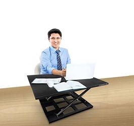 Adjustable height desk