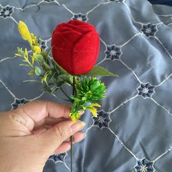 Red Rose 🌹 Ring Case Wedding Gift 