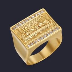 18k Last Supper Ring✨