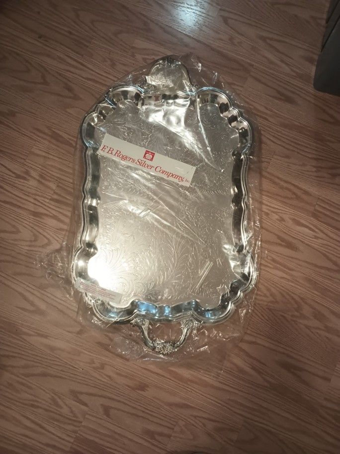 F.B. Silver Company Silver Platter
