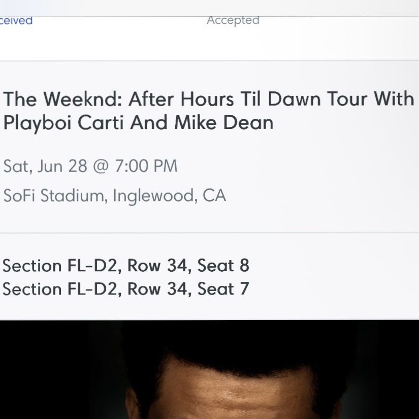 The Weeknd Floor Tickets 6/28