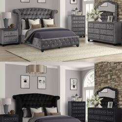 FA500 Bedroom Set 4pc And Matres $1999