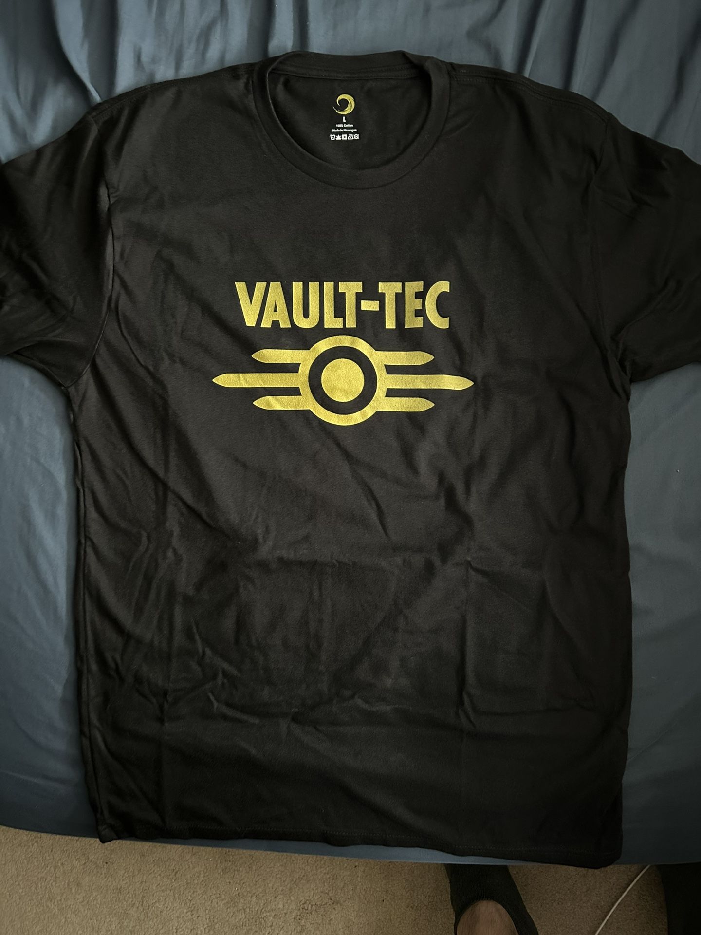 Fallout T-Shirt, Vault Tec Shirt, 100% Cotton