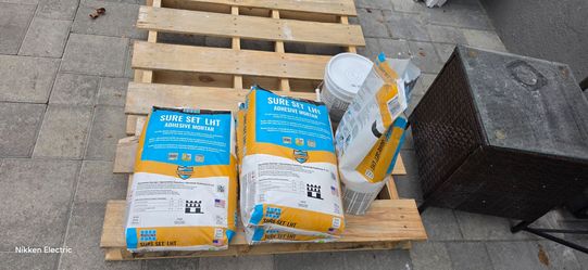 Thinset and grout ready mix