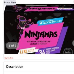 Big Kid Diapers $10 A Pk $15 For 2