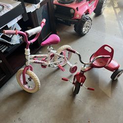 Kids bike/tricycle, girl's bike