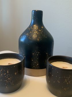 Hearth and Hand Vase/Candle Set