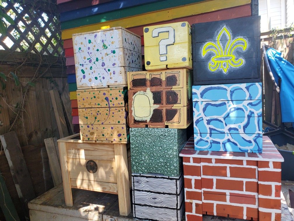 Handpainted Handmade Planters