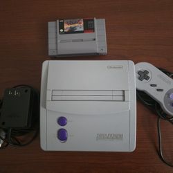 Super Nintendo Jr. System With F Zero