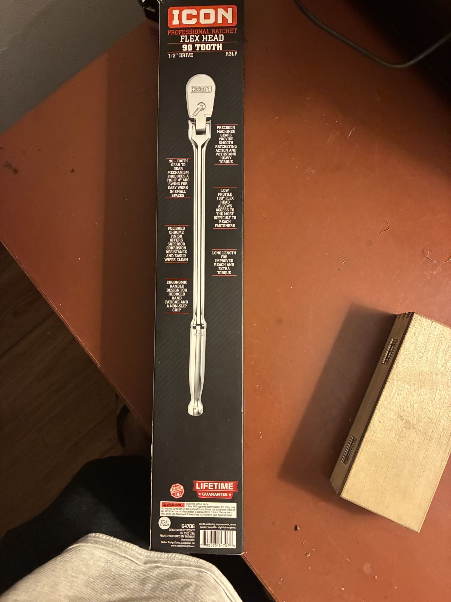 ICON 1/2” Ratchet Flex Head Long