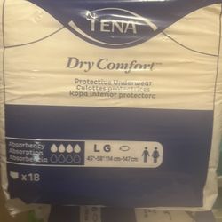 TENA DRY COMFORT PROTECTIVE UNDERWEAR 