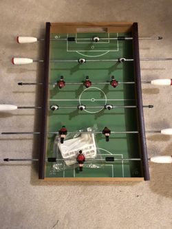 Mini foosball table