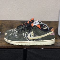 Size 8.5 Nike dunk low gone fishing rainbow trout 